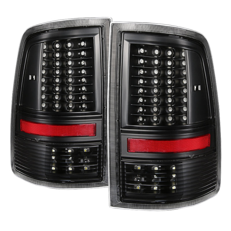 SPYDER Xtune Dodge Ram 1500 09-14 LED Tail Lights Incandescent Model Only Black ALT-JH-DR09-LED-G2-BK 9034824