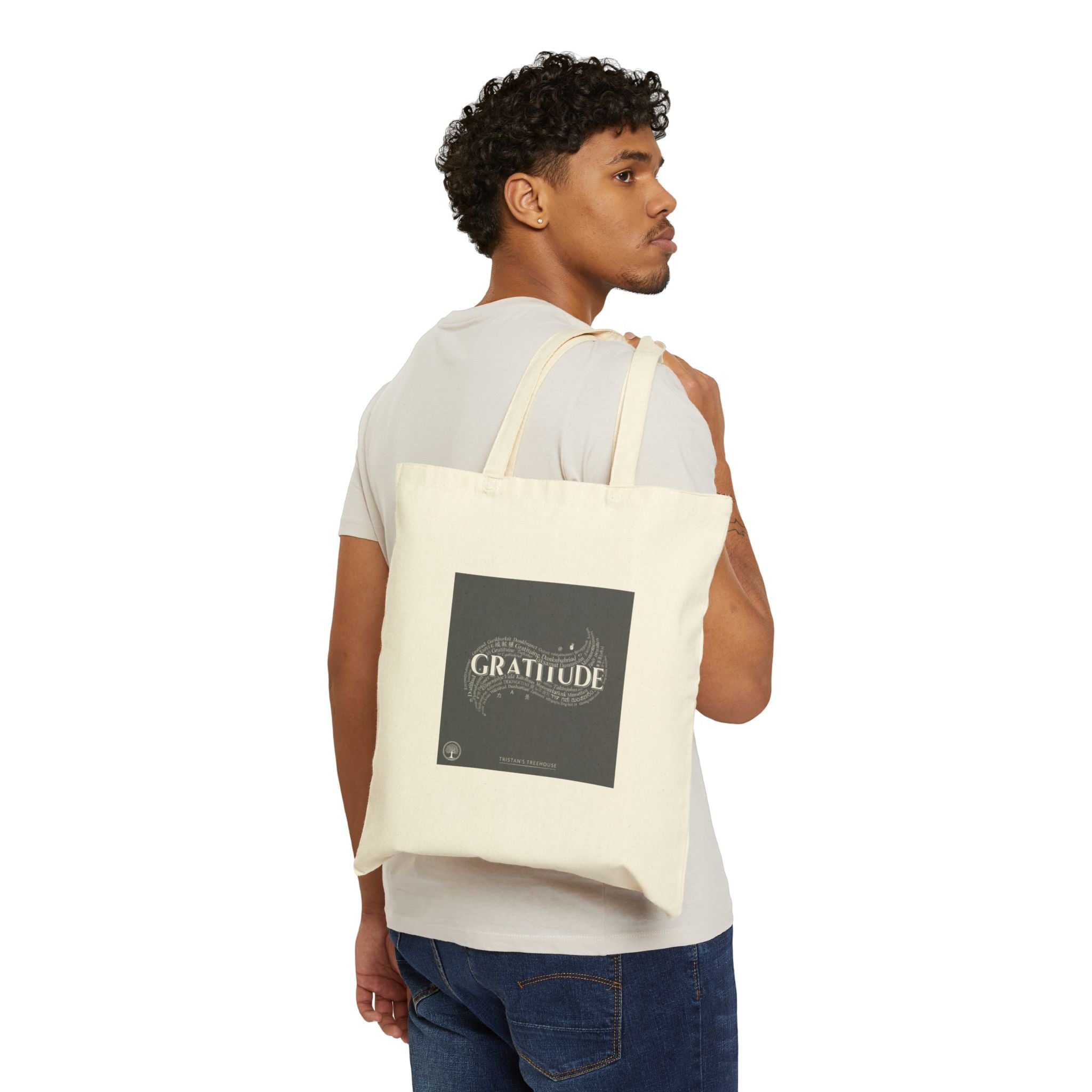 Gratitude Quote Tote | Tiny Treats, Sweet Tooth pastel design
