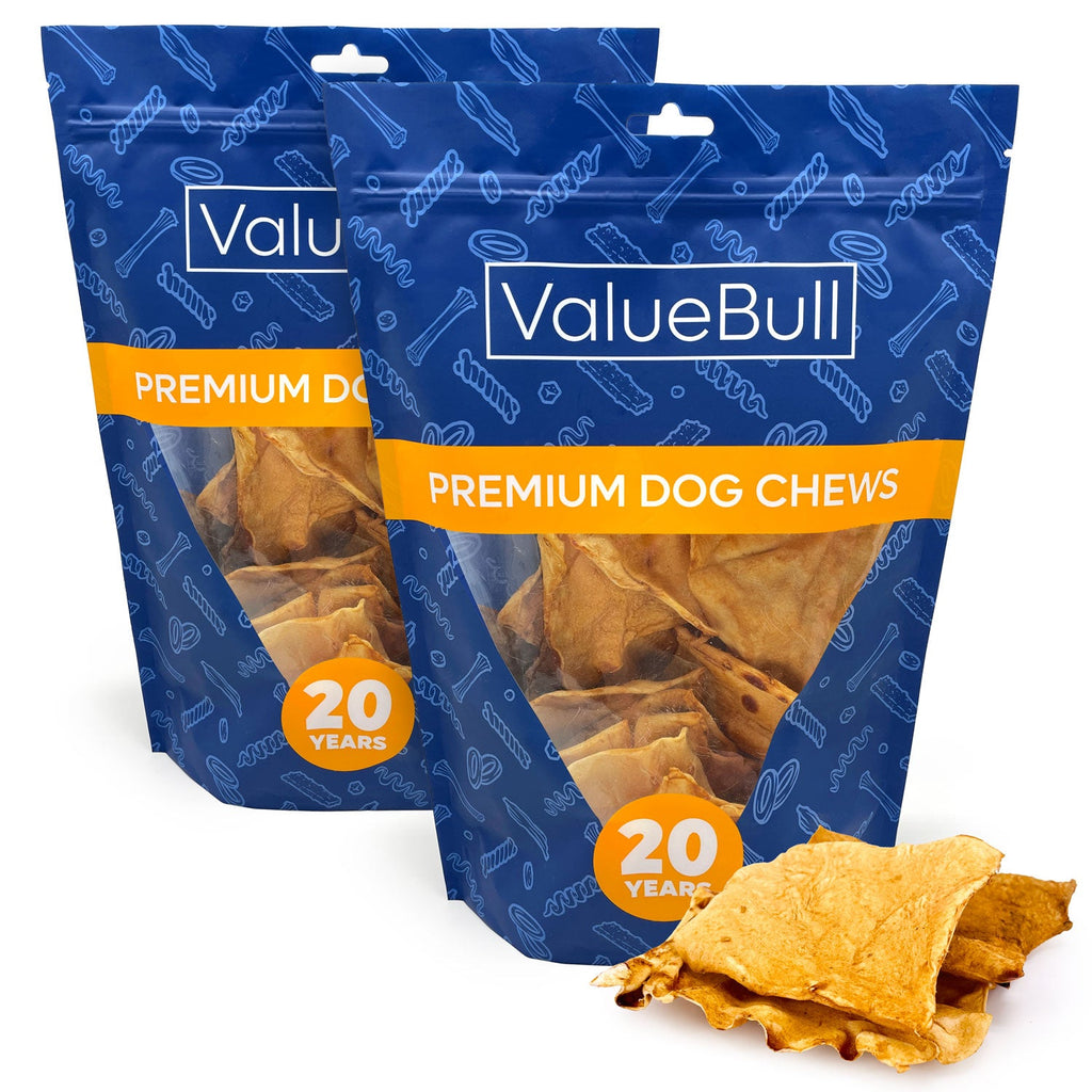 ValueBull USA Beef Rawhide Chips for Dogs, Chicken, 50 Count