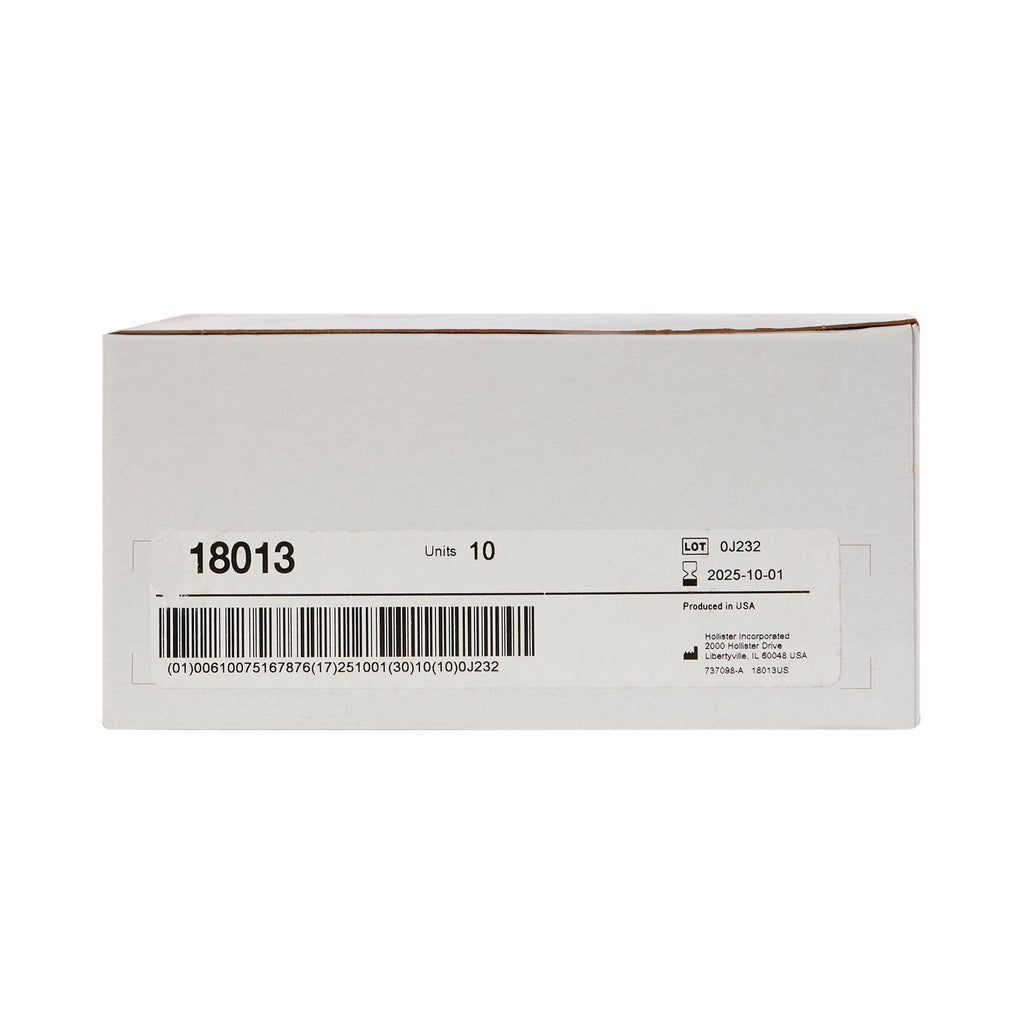 New Image™ 18013 2-Piece Ultra Clear Ostomy Pouch, Pre-cut to Fit 57 mm, Red 18013
