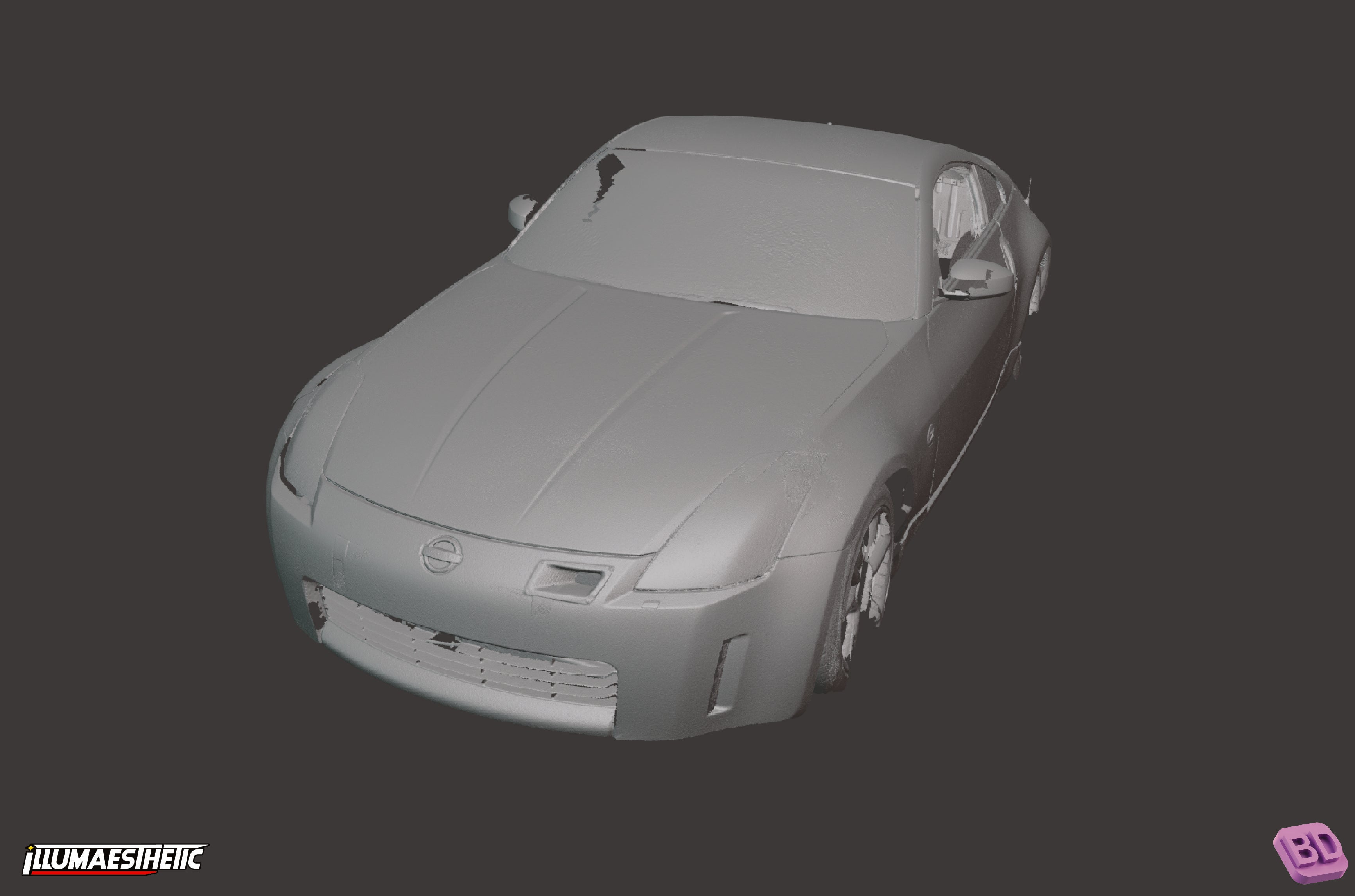 Nissan 350Z (Z33) 3D Scan (2003-2006)