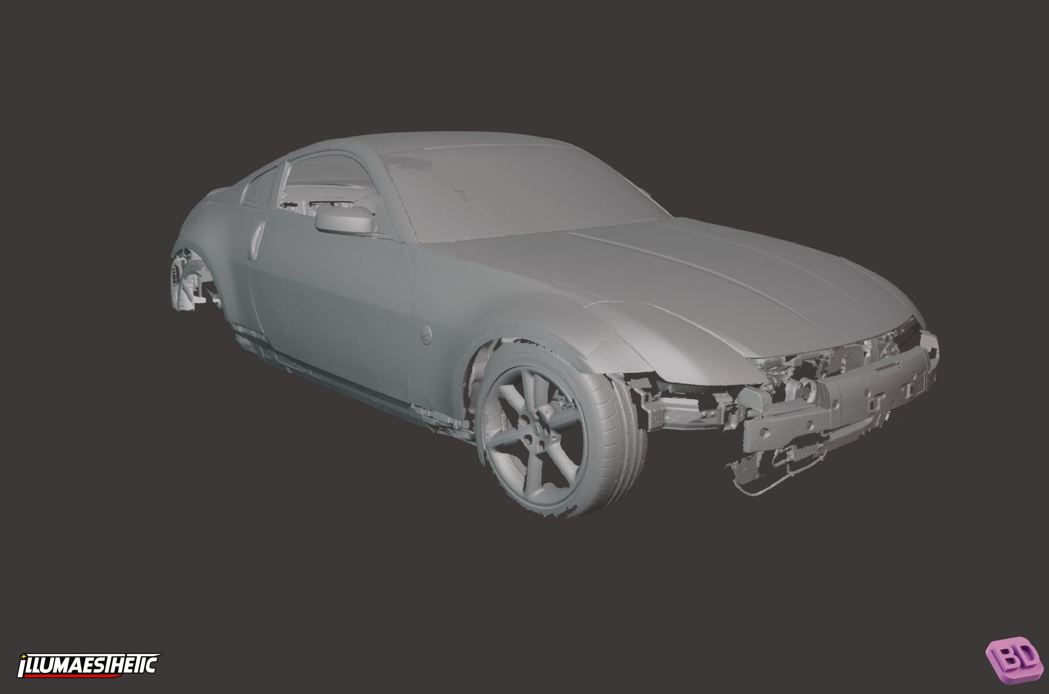 Nissan 350Z (Z33) 3D Scan (2003-2006)