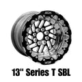 Belak Wheels Belak 13x9 / 5in BS / 4x100 BP / High Pad / Series Twisted Wheel - Single Beadlock 13094100S45BS-SBL
