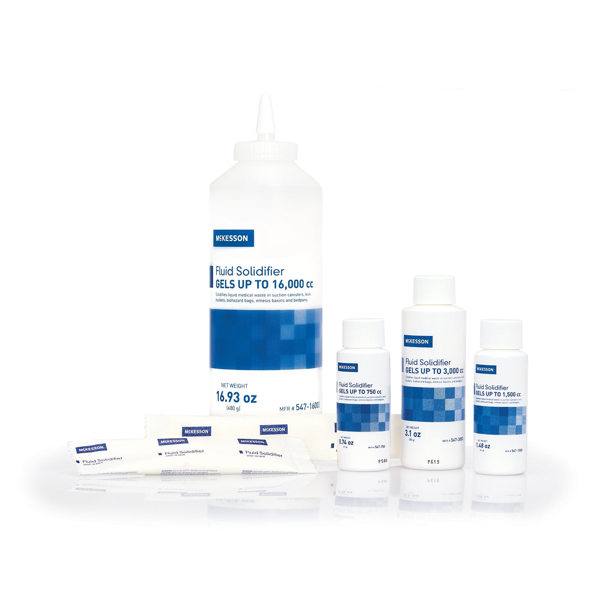 McKesson Fluid Solidifier Gels up to 2.5 ounces, 21-gram Bags 547-750P