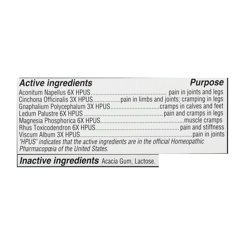 Hyland's - Leg Cramps Relief - 1 Each 1-100 Tab