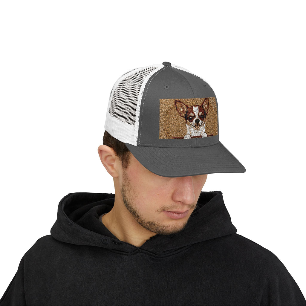 Meme Dog Trucker Hat — Funny Snapback Cap