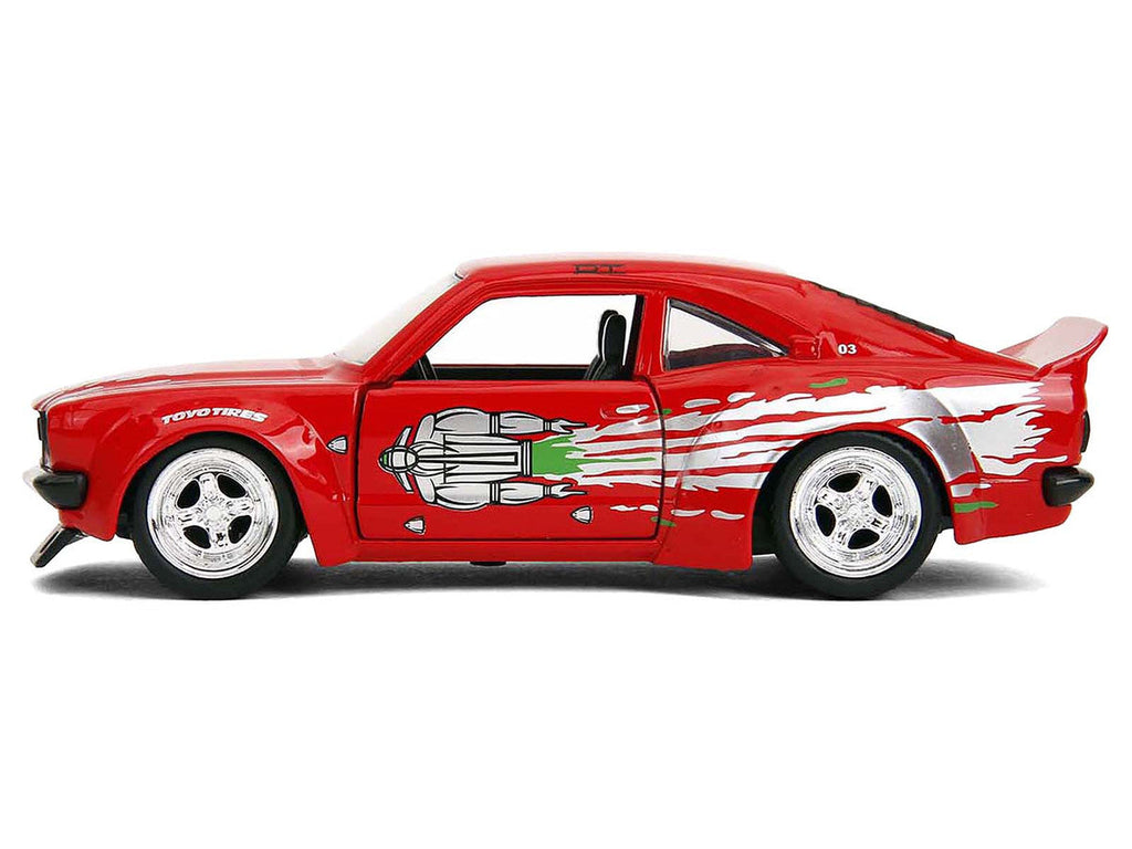 1974 Mazda RX-3 Red with Graphics "Fast & Furious" Series 1/32 Diecast Model Car by Jada