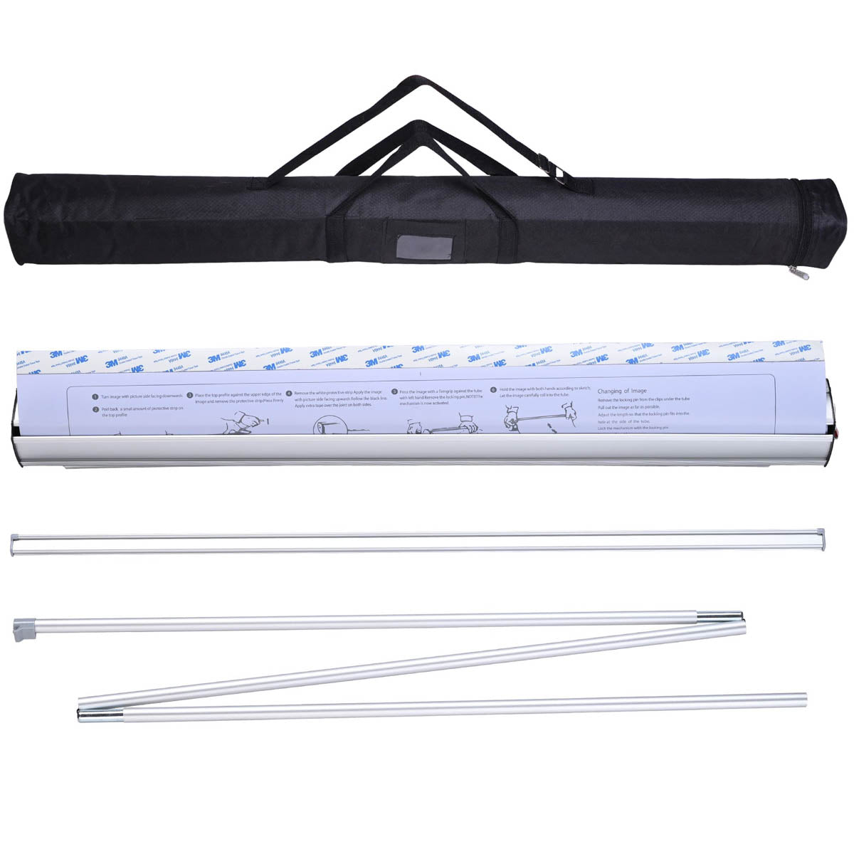 Yescom 10pcs Trade Show Retractable Banner Stand 33" x 79" Wholesale