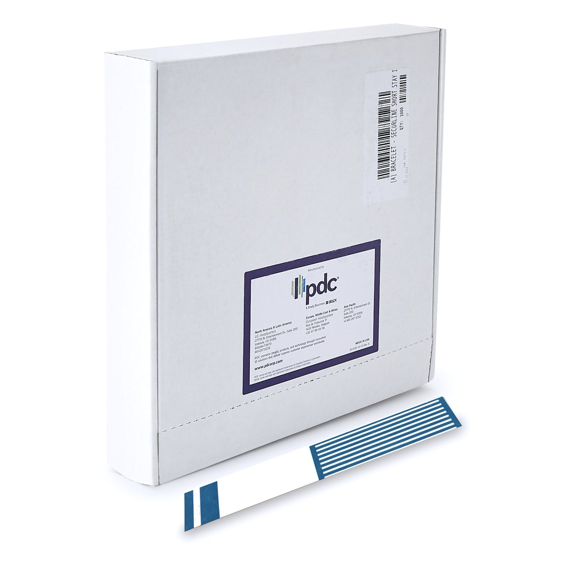 ShortStay® Identification Band, 12 – 13 Inch, Blue 3000-13-PDR
