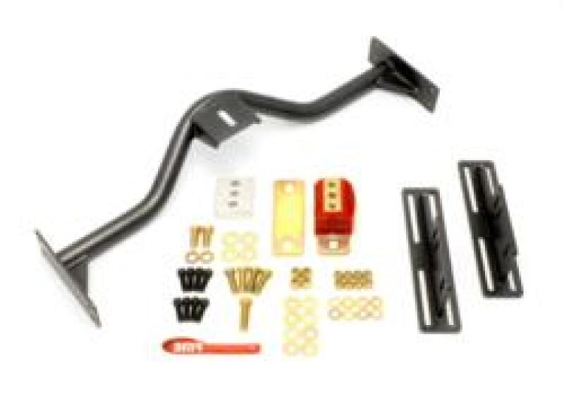 BMR Suspension BMR 67-69 1st Gen F-Body Transmission Conversion Crossmember TH350/PG/700R4/4L60E - Black Hammertone TCC030H