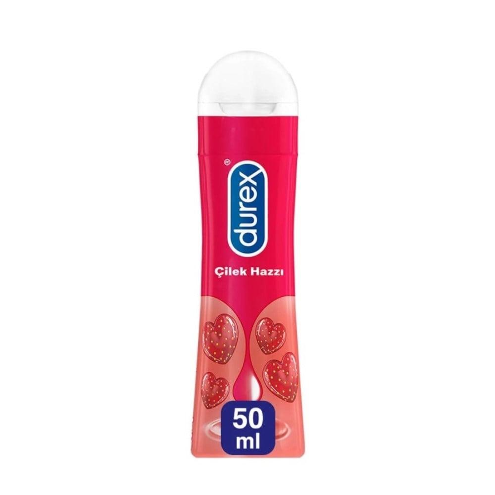 Durex Strawberry Flavored Personal Lubricant - Water-Based, Sugar-Free, 1.69 fl oz