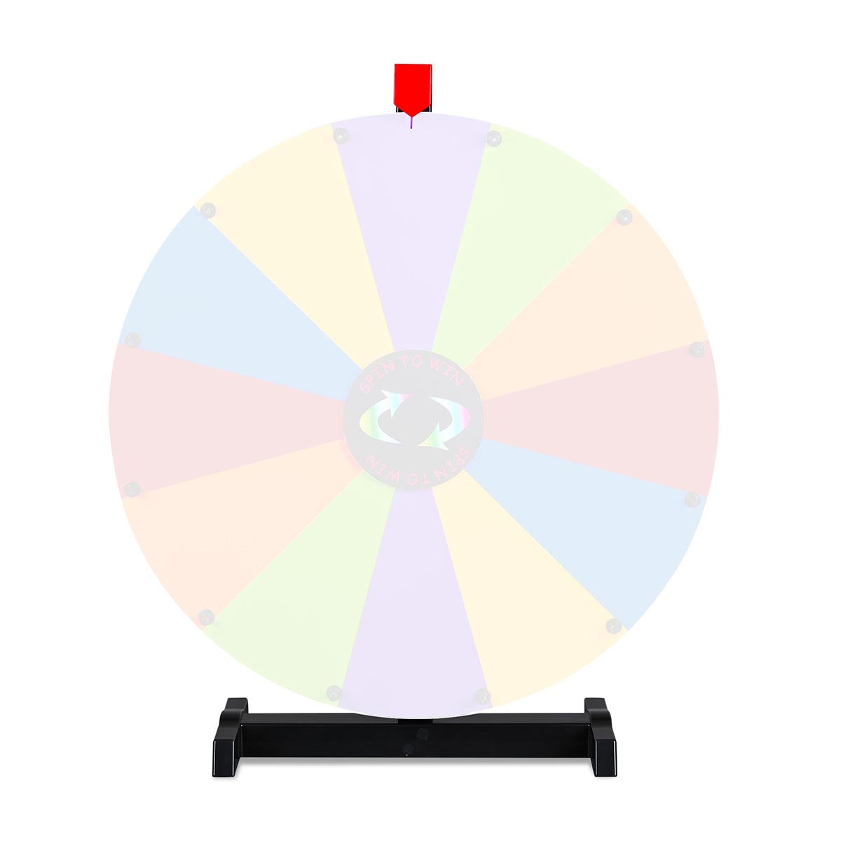 WinSpin Tabletop Stand for Prize Wheel, H-Shape Base