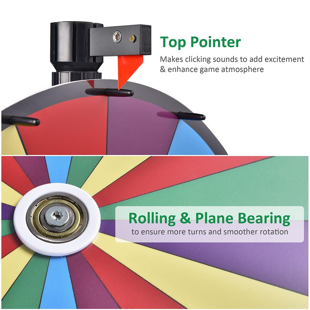 Yescom Custom Spinning Prize Wheel Dry Erase Complete Kit