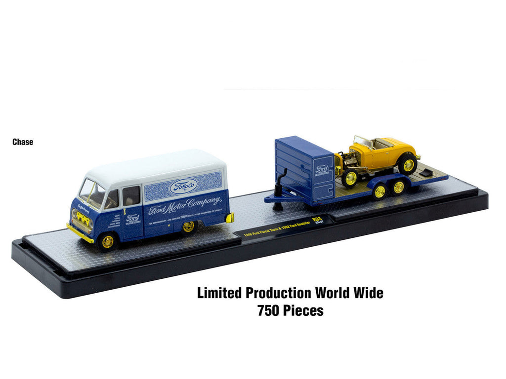Auto Haulers Set of 3 Trucks Release 93 Limited Edition to 6000 pieces Worldwide 1/64 Diecast Model Cars by M2 Machines
