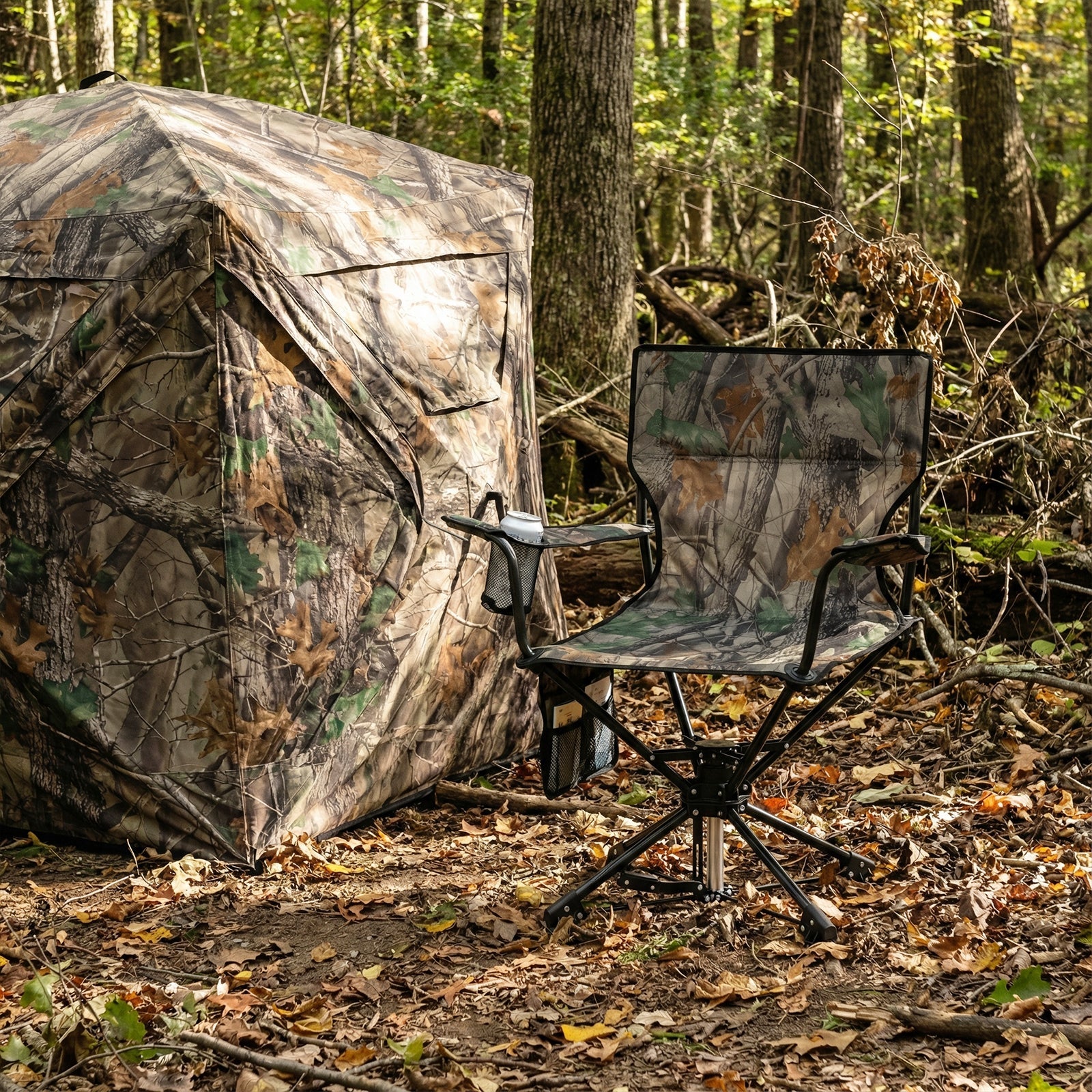360° Swivel Hunting Chair Portable Foldable