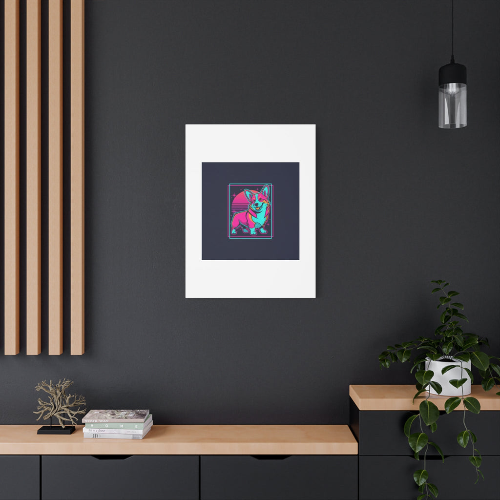 Platonic Love Corgi Canvas | Friendship Valentine, Galentine’s Wall Art