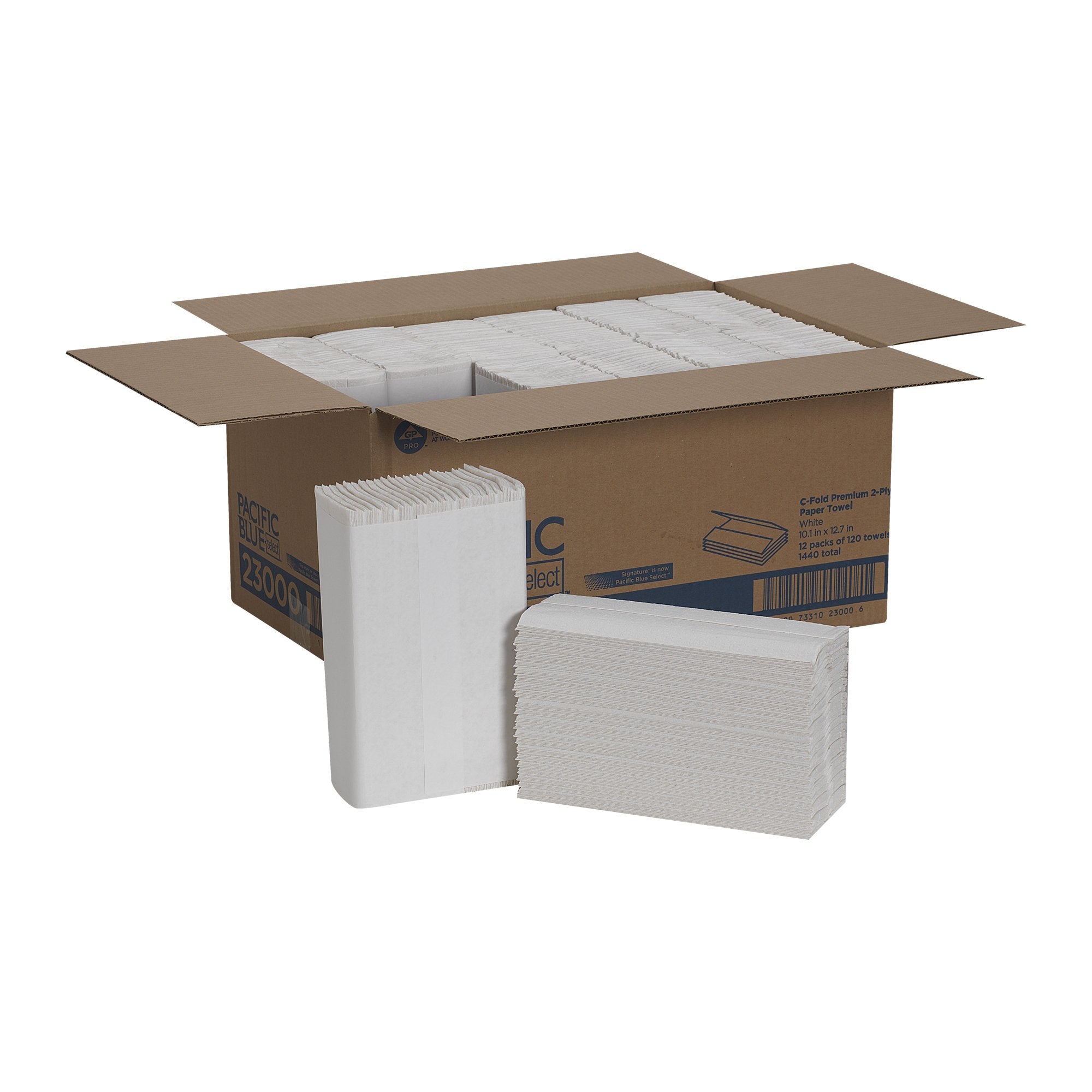 Pacific Blue Select™ Paper Towel, 13-1/5 x 10-1/10 Inch 23000