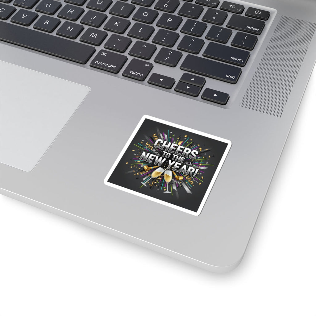 Cheers to the New Year Sticker | NYE countdown, champagne sparkle