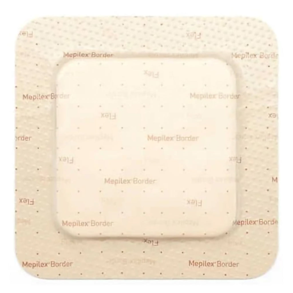Mepilex® Border Flex Adhesive with Border Foam Dressing, 3 x 3 Inch 595200