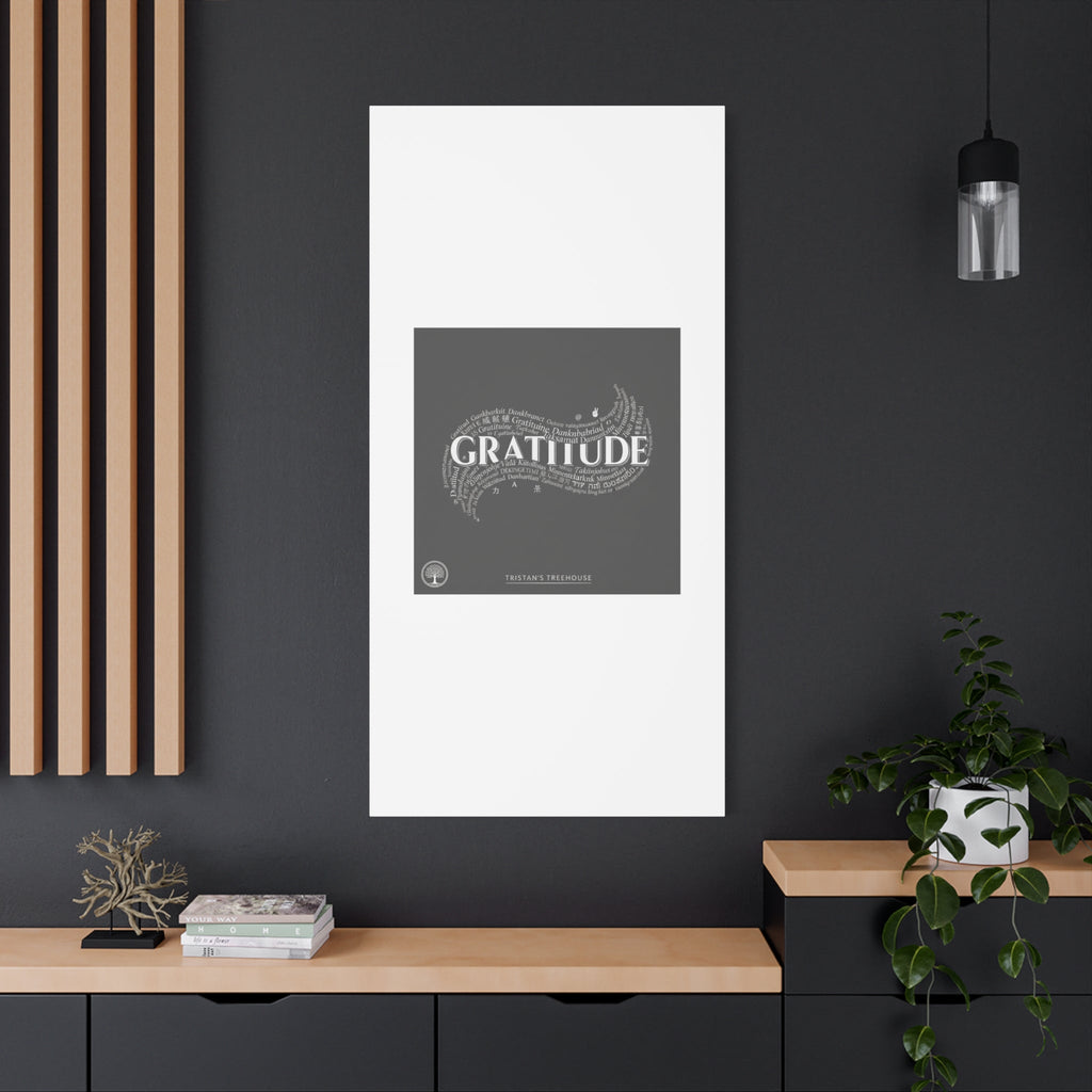 Gratitude Wall Art Matte Canvas | Tiny Treats, sweet uplifting print
