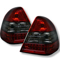 SPYDER Mercedes Benz W202 C-Class 94-00 LED Tail Lights Red Smoke ALT-YD-MBZC94-LED-RS 5006158