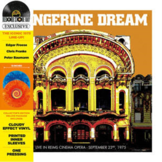 Tangerine Dream - Live At Reims Cinema Opera (September 23Rd, 1975) (Deluxe/2LP/Orange & Blue Vinyl) & Strange Behavior