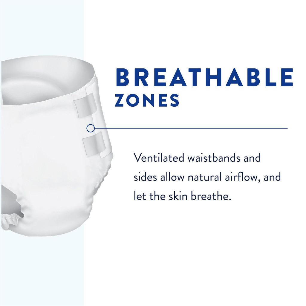 Prevail® Breezers® Ultimate Absorbency Incontinence Briefs, Medium PVB-012/3