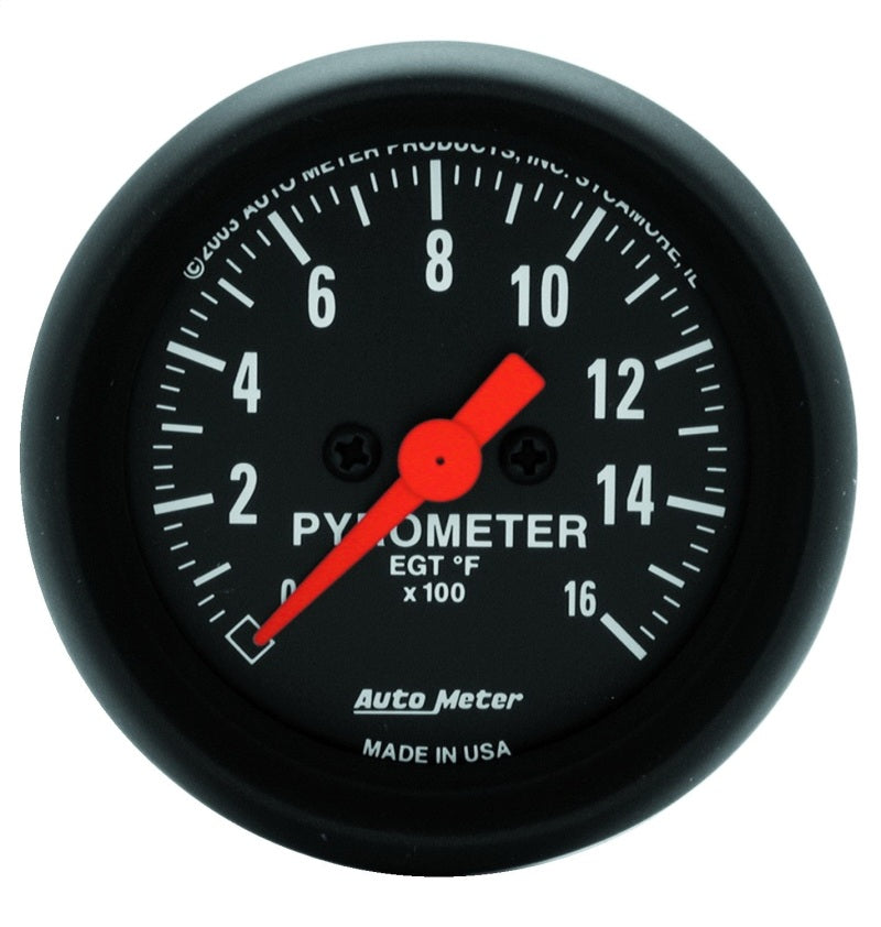 AutoMeter Diesel Gauge Kit A-Pillar W/Spkr Ram 98-02 Boost/Egt 35PSI/1600 Deg. F Z Series 7091