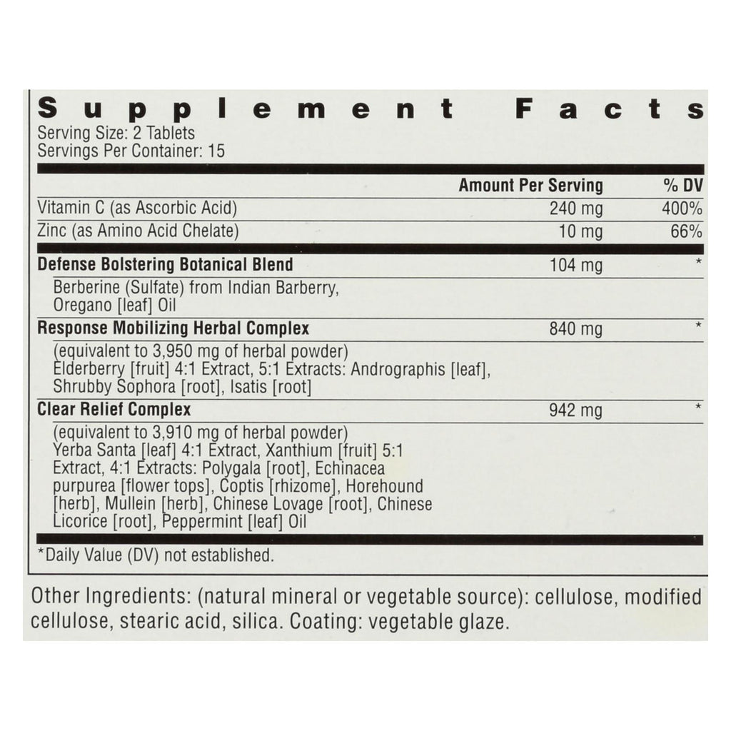 Rainbow Light Counter Attack Gluten Free Dietary Supplement Tablets, 30 Count