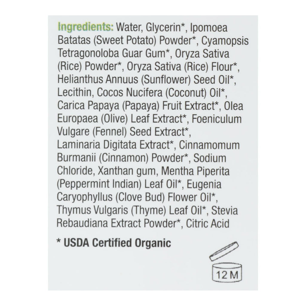 RADIUS USDA Organic Canine Toothpaste, Sweet Potato Cinnamon Flavor, 3 Ounce