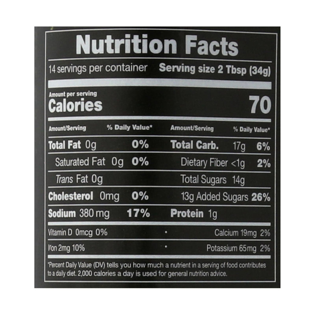 Rufus Teague Smoky Apple Barbecue Sauce, Case of 6, 16 Ounce Bottles