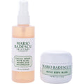Rose Mask & Mist Duo Set: Facial Spray With Aloe, Herbs And Rosewater 4oz + Rose Hips Mask 2oz  --2pcs