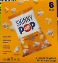 SkinnyPop White Cheddar Popcorn, Case of 4, 10 Count 0.5 Ounce Bags