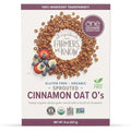 One Degree Organic Foods Sprouted Organic Cinnamon Gluten Free Oats, Case of 6, 8 Ounce