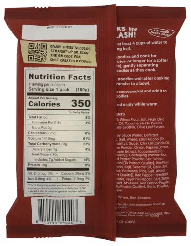 Momofuku Sweet and Spicy Noodles, Case of 12, 3.53 oz Packs