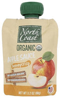 North Coast Organic Honeycrisp Apple Sauce Pouches, Case of 6, 4 Pack, 3.2 Ounce Pouches