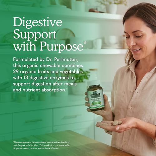 Garden of Life Dr. Formulated Enzymes Organic Digest+ Tropical Fruit, 90 Chewables