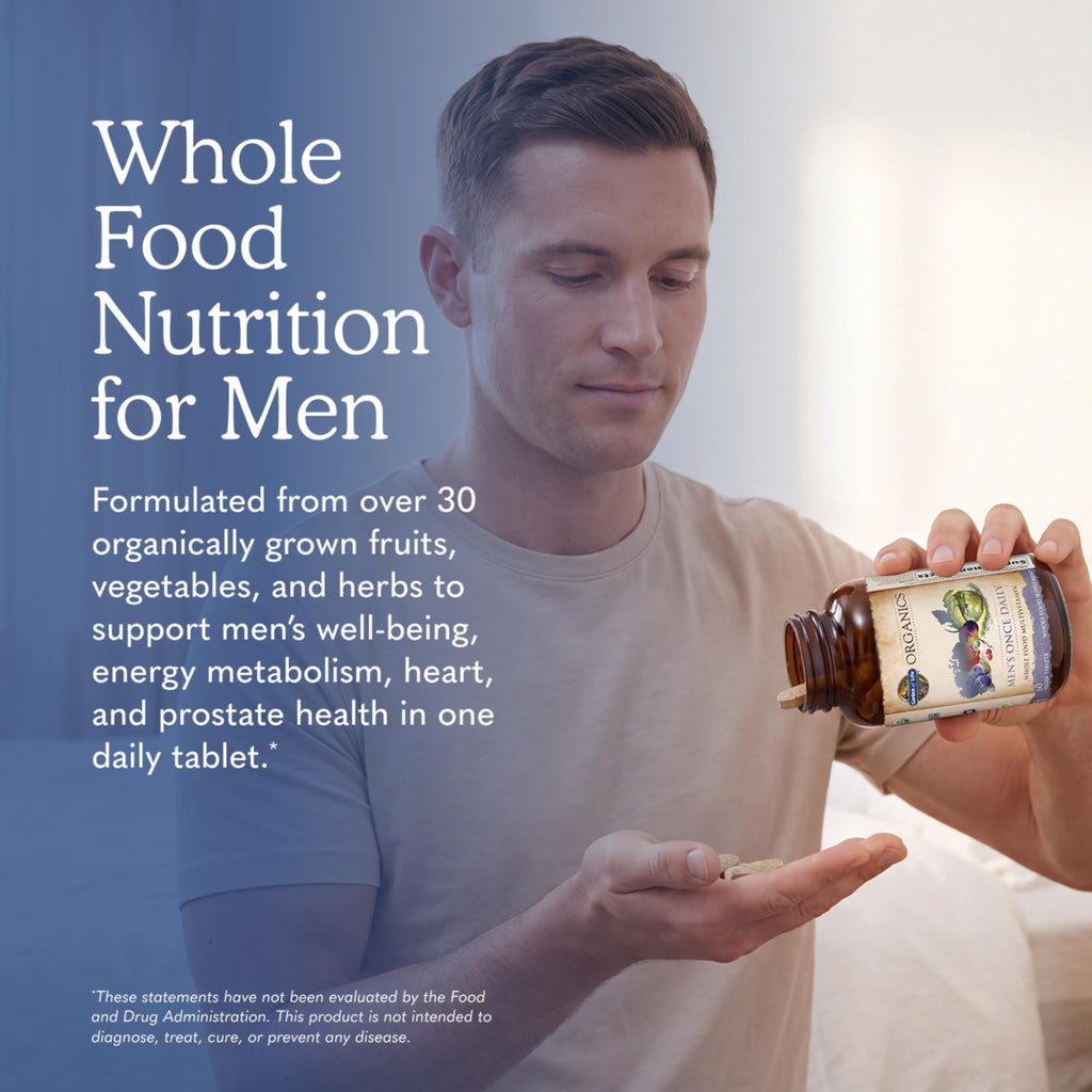 Garden of Life mykind Organics Men's Once Daily Multivitamin, 60 Vegan Tablets