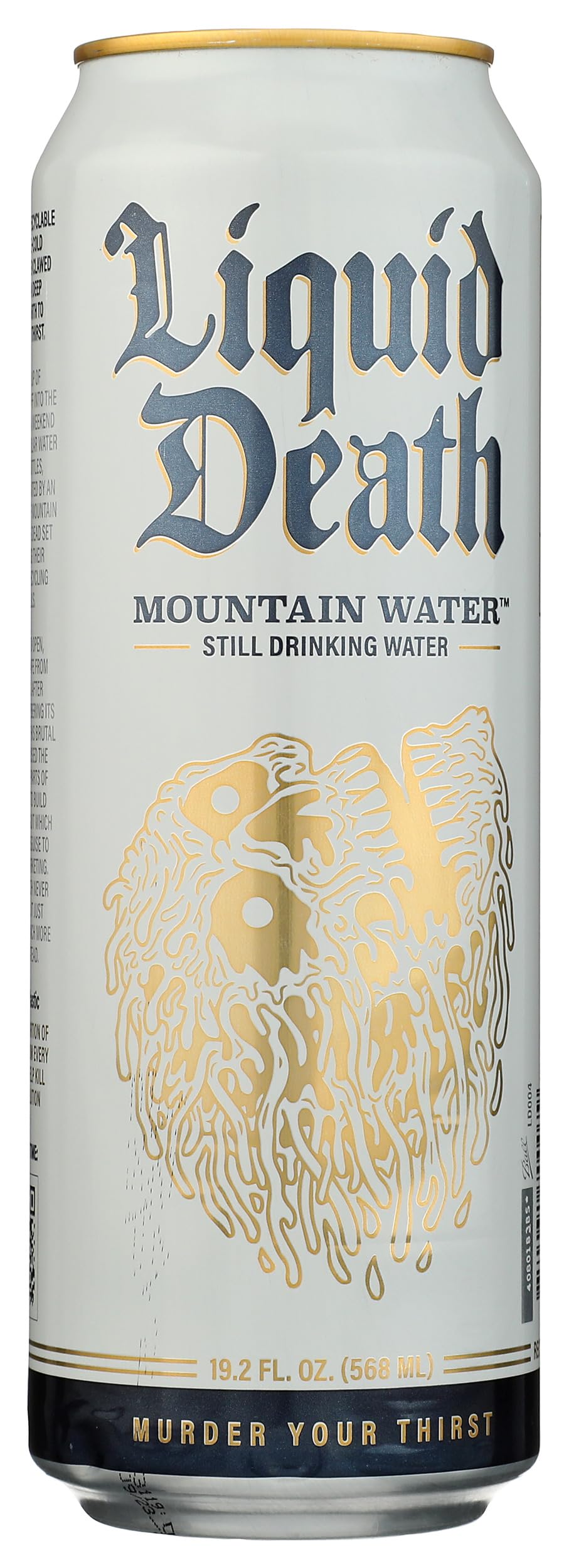 Liquid Death Still Mountain Water, Case of 12, 19.2 Fluid Ounce Cans