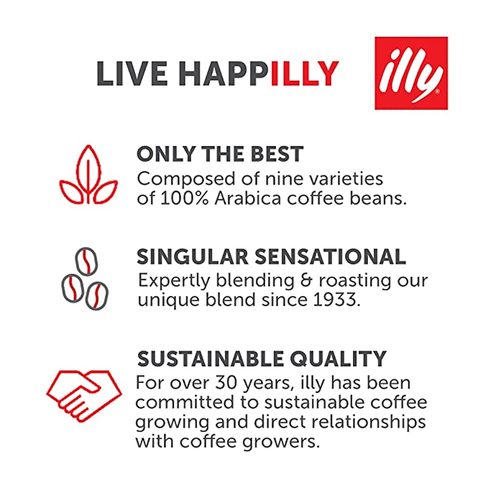Illy Cold Brew Coffee Ready-To-Drink Cappuccino, 100% Arabica, Case of 12, 8.45 fl oz Cans