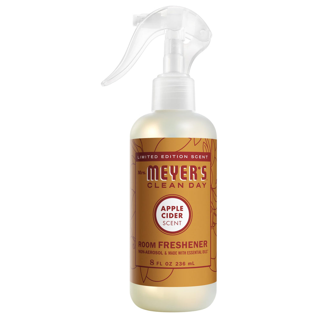 Mrs. Meyer's Clean Day Apple Cider Room Freshener Spray, Case of 6, 8 Fluid Ounce Bottles
