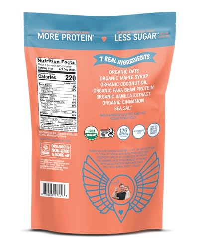 Lovebird Organic Protein Cinnamon Granola, Case of 6, 8 Ounce