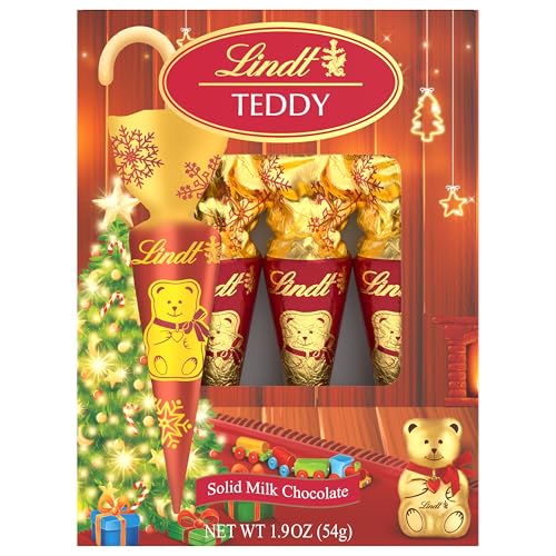 Lindt Milk Chocolate Solid Teddy, Case of 18, 1.9 Ounce Pieces