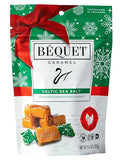 Bequet Chewy Celtic Sea Salt Caramels, Case of 12, 3.6 Ounce Bags