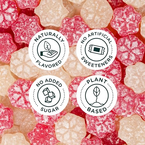 SmartSweets Sour Snowflakes Candy, 1.8 oz, Case of 14