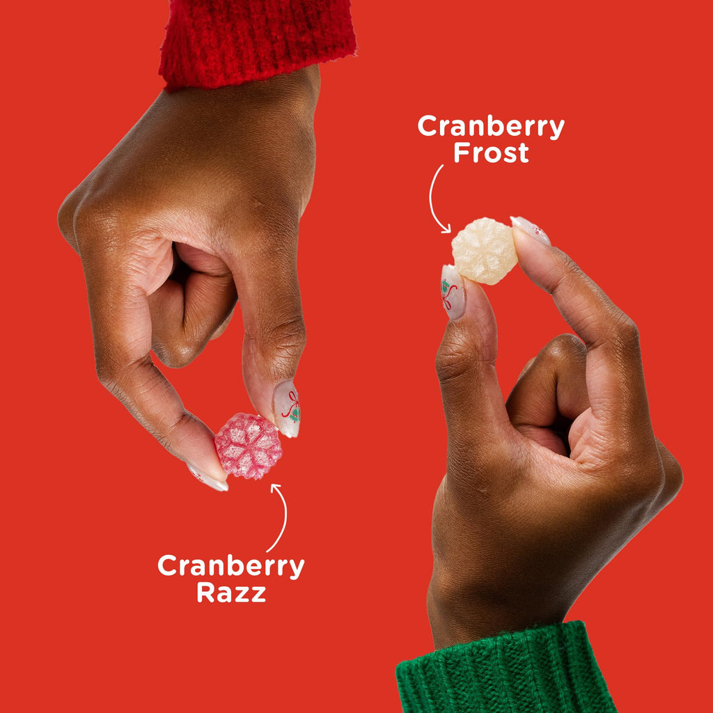 SmartSweets Sour Snowflakes Candy, 1.8 oz, Case of 14