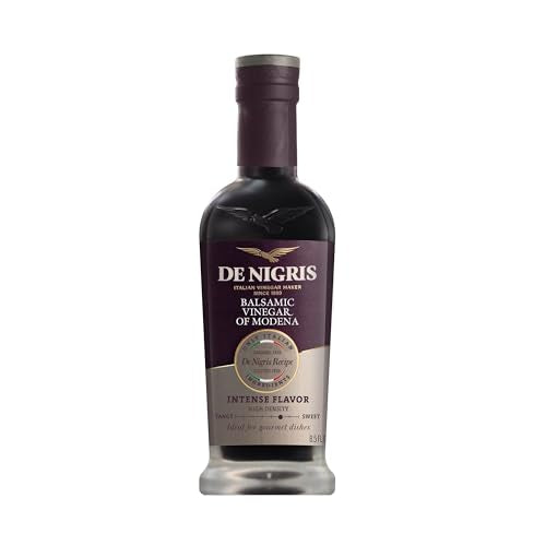 De Nigris Platinum Eagle Balsamic Vinegar of Modena, Case of 6, 8.5 Fluid Ounce