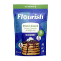 Flourish Plant-Based Protein Blueberry Pancake Mix, Case of 8, 16 Ounce Bags