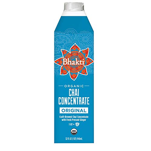 Bhakti Chai Concentrate, Case of 6, 32 Fluid Ounce