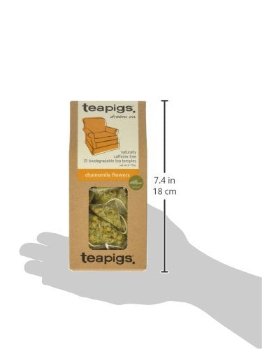 Teapigs Dream On Chamomile Flowers Tea, Case of 6, 15 Count